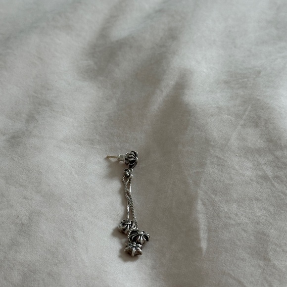 Chrome Hearts Jewelry - Chrome Hearts Silver Jojo Drop Earrings